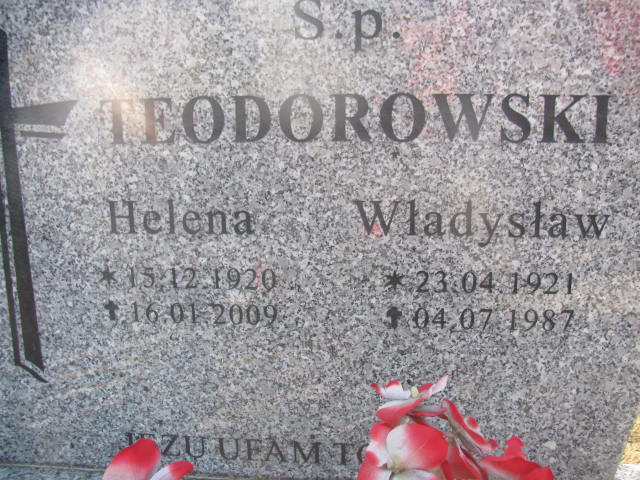Helena Teodorowska 1920 Wisła ewangelicki - Grobonet - Wyszukiwarka osób pochowanych