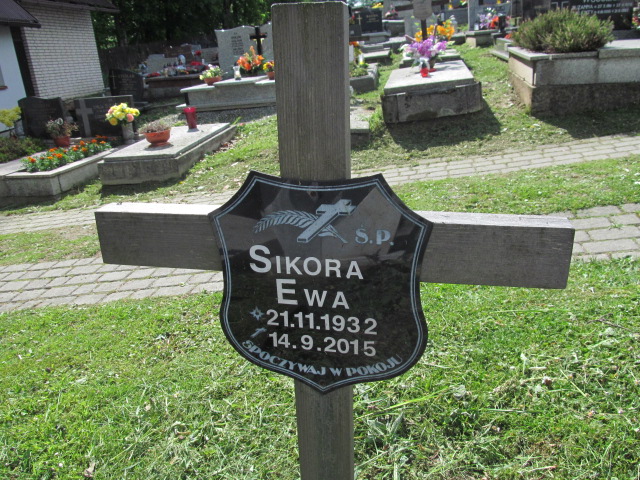 Ewa Sikora 1932 Wisła ewangelicki - Grobonet - Wyszukiwarka osób pochowanych