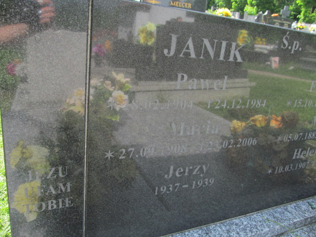 Paweł Janik 1904 Wisła ewangelicki - Grobonet - Wyszukiwarka osób pochowanych