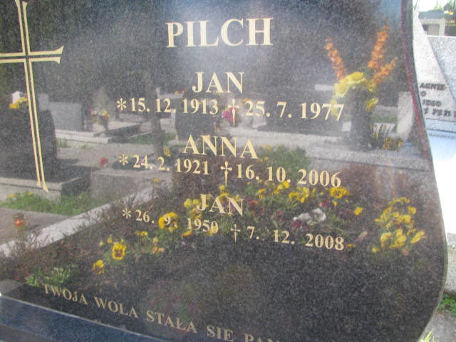 Jan Pilch 1913 Wisła ewangelicki - Grobonet - Wyszukiwarka osób pochowanych