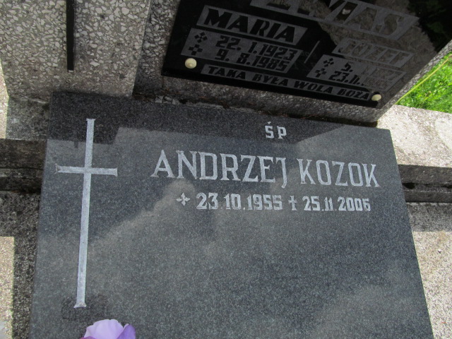 Andrzej Kozok 1955 Wisła ewangelicki - Grobonet - Wyszukiwarka osób pochowanych