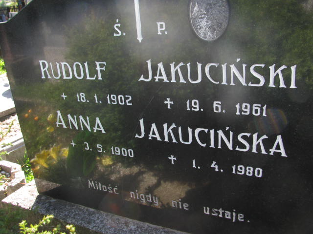 Anna Jakucińska 1900 Wisła ewangelicki - Grobonet - Wyszukiwarka osób pochowanych