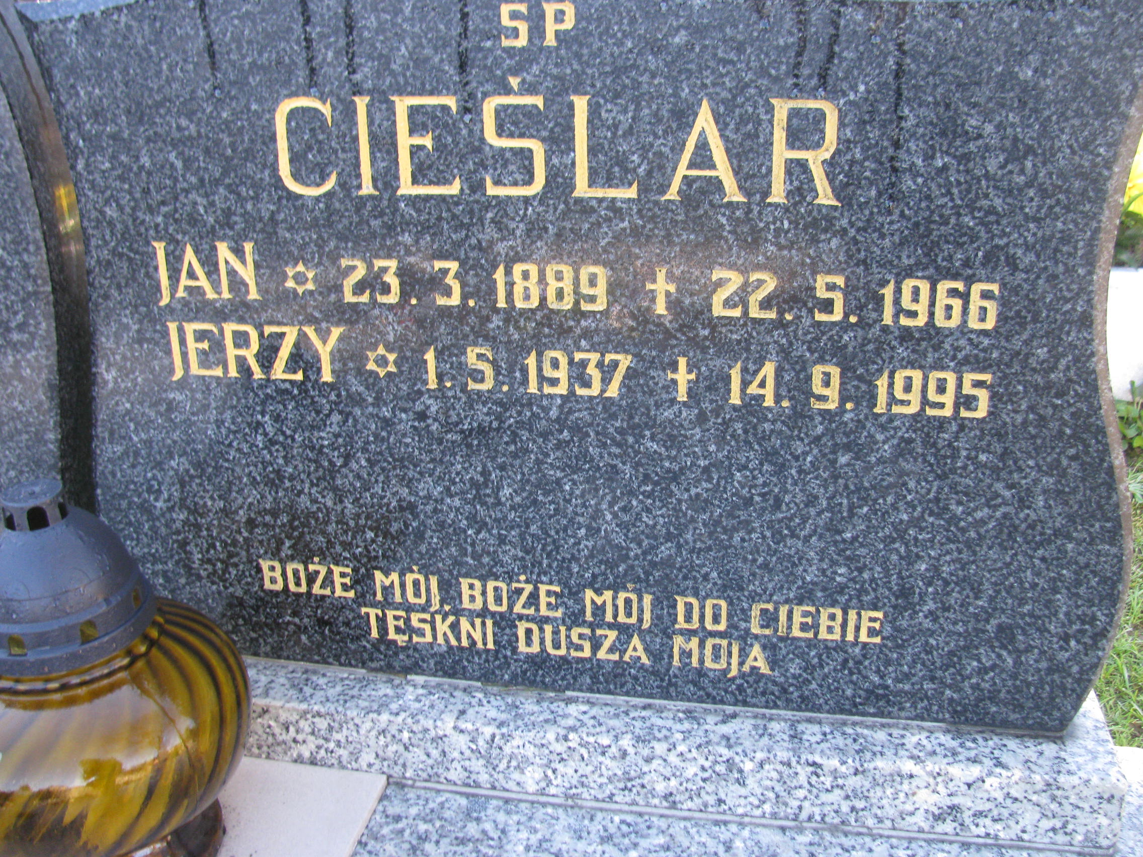 Jerzy Cieślar 1937 Wisła ewangelicki - Grobonet - Wyszukiwarka osób pochowanych