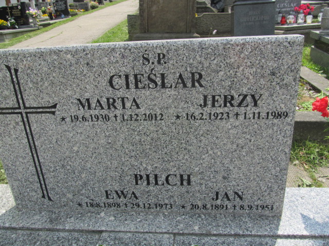 Jerzy Cieślar 1923 Wisła ewangelicki - Grobonet - Wyszukiwarka osób pochowanych