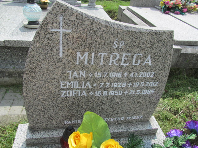 Zofia Mitręga 1950 Wisła ewangelicki - Grobonet - Wyszukiwarka osób pochowanych