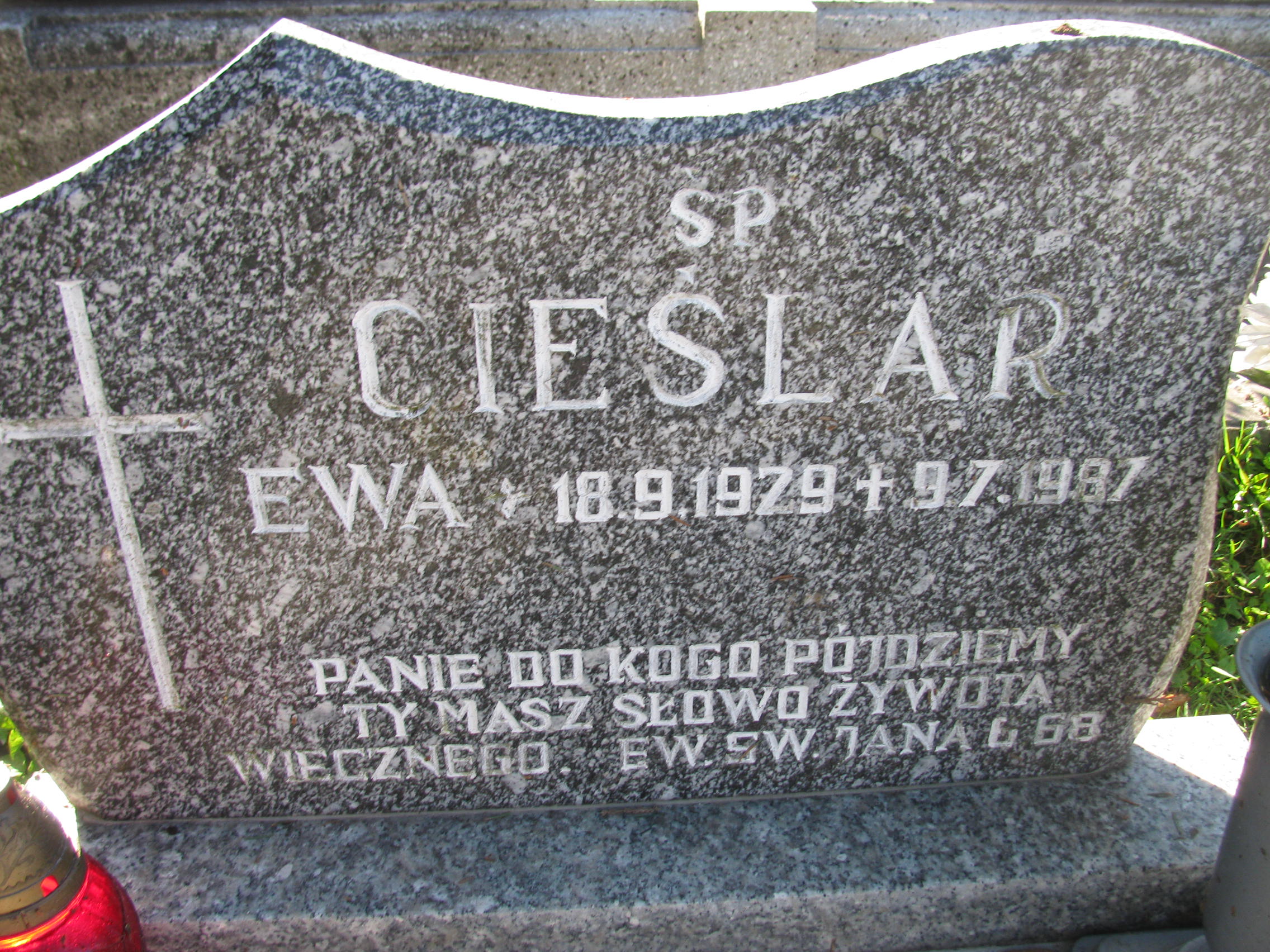Grób Ewa Cieślar