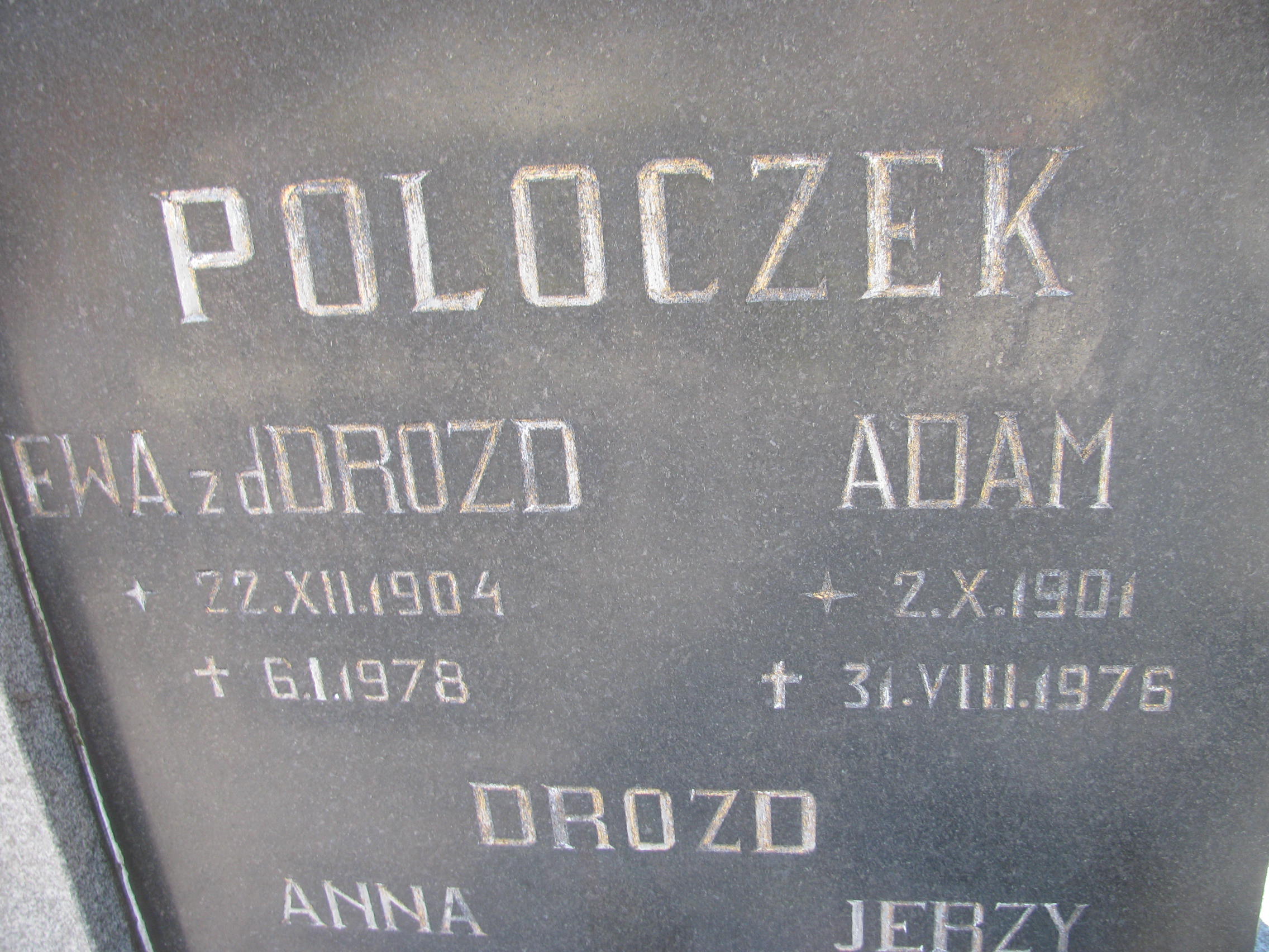 Jerzy Drozd 1877 Wisła ewangelicki - Grobonet - Wyszukiwarka osób pochowanych