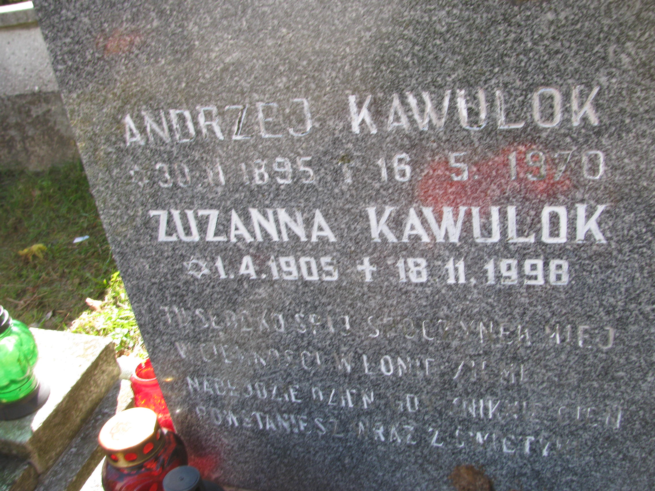 Andrzej Kawulok 1895 Wisła ewangelicki - Grobonet - Wyszukiwarka osób pochowanych