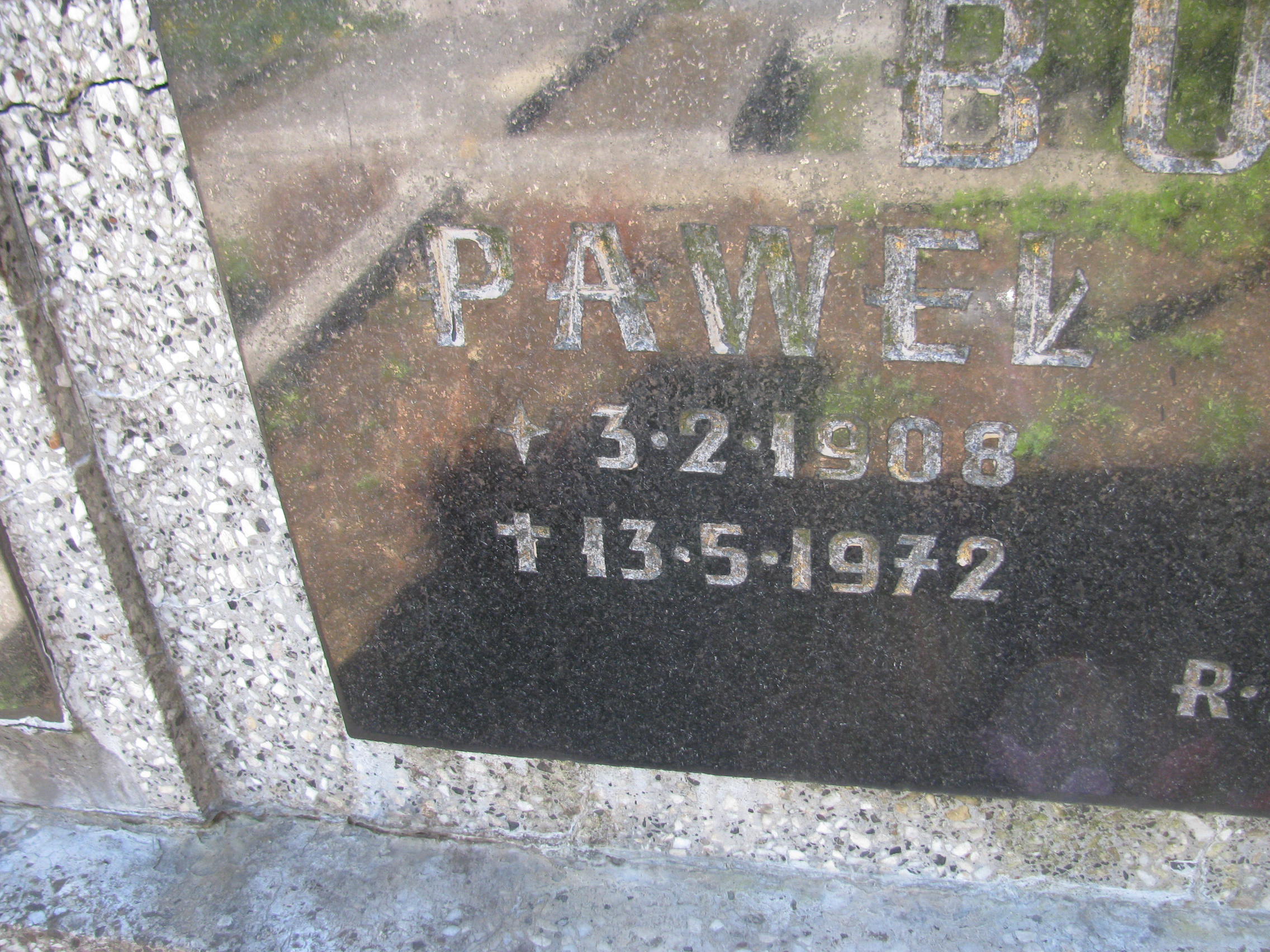 Paweł Bujok 1945 Wisła ewangelicki - Grobonet - Wyszukiwarka osób pochowanych