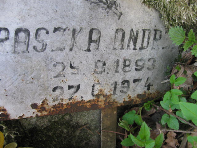 Andrzej Raszka 1893 Wisła ewangelicki - Grobonet - Wyszukiwarka osób pochowanych