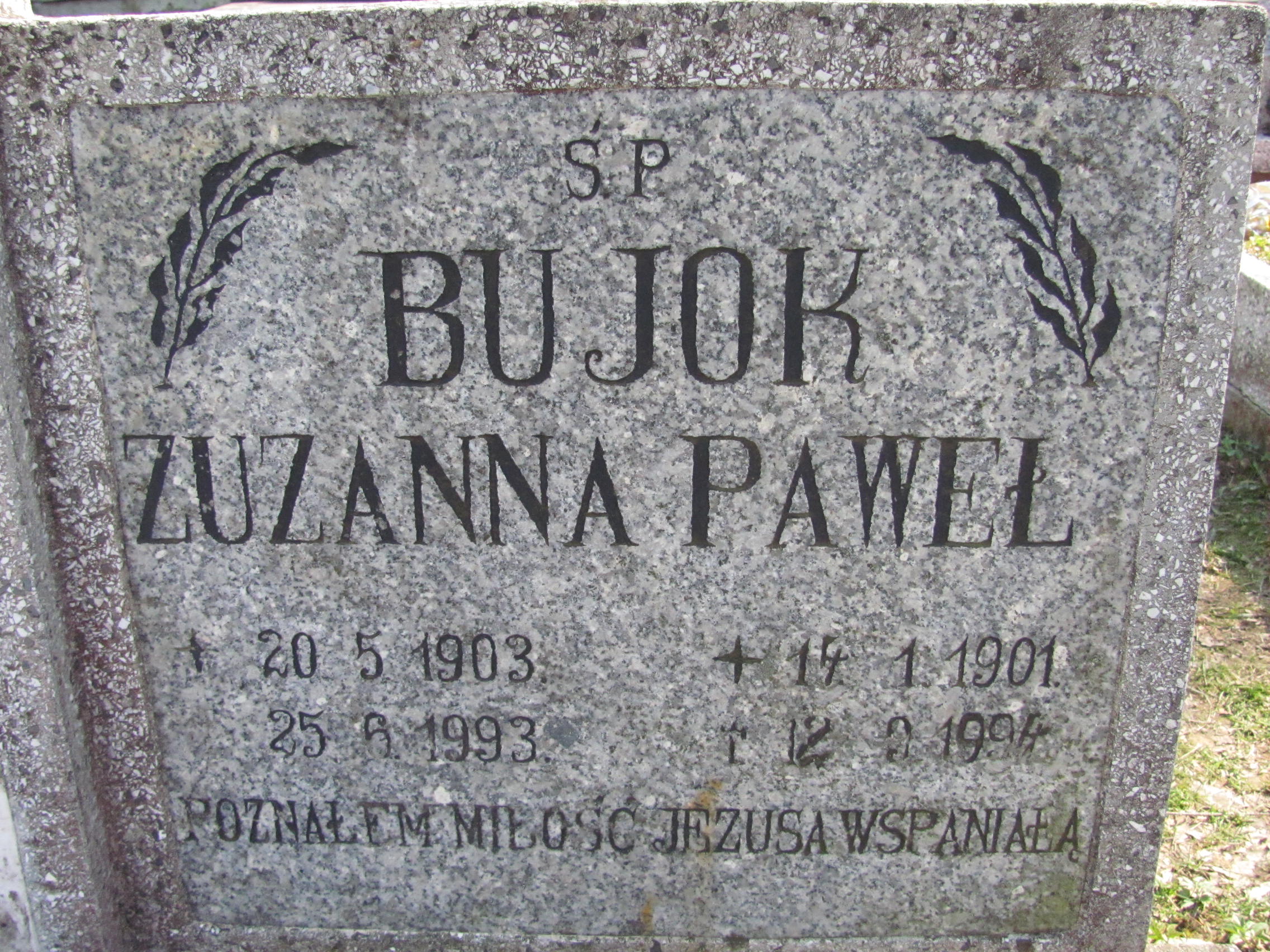 Paweł Bujok 1901 Wisła ewangelicki - Grobonet - Wyszukiwarka osób pochowanych