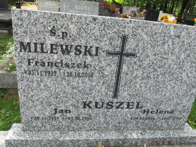 Franciszek Milewski 1937 Wisła ewangelicki - Grobonet - Wyszukiwarka osób pochowanych