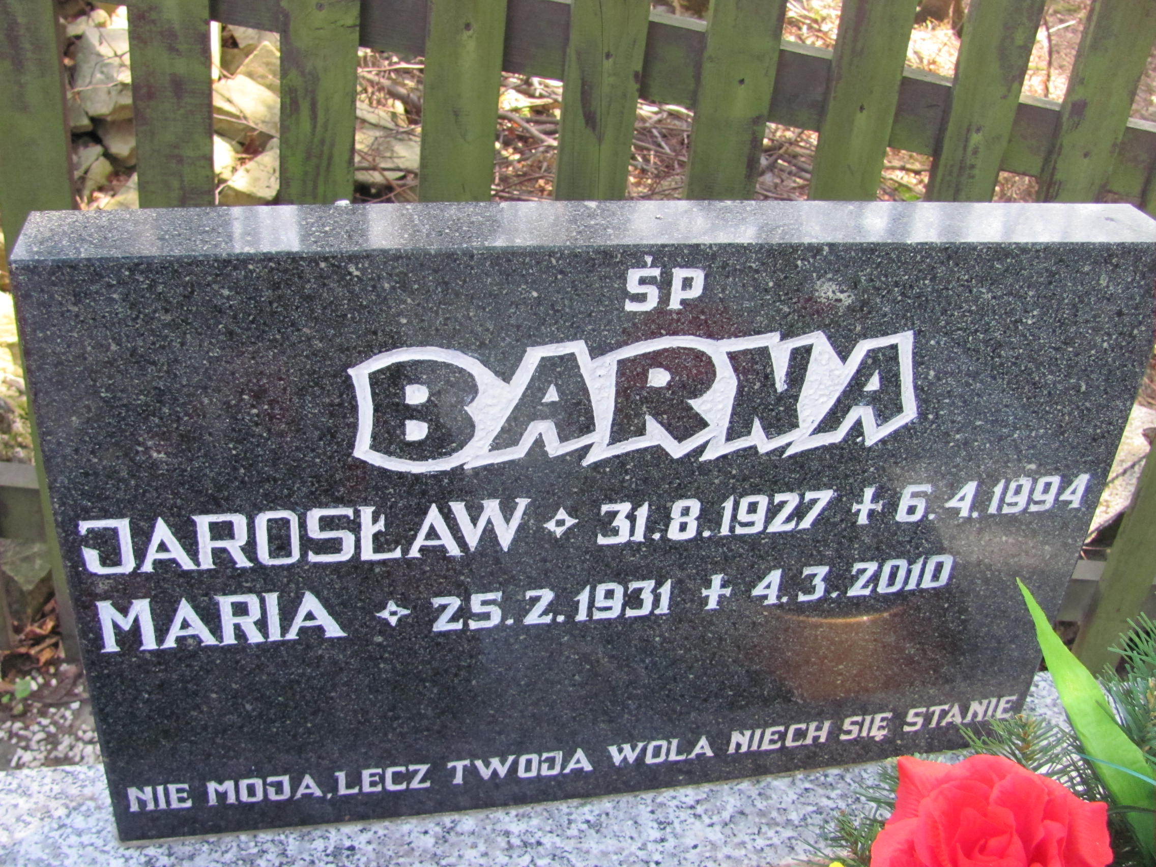Maria Barna 1931 Wisła ewangelicki - Grobonet - Wyszukiwarka osób pochowanych