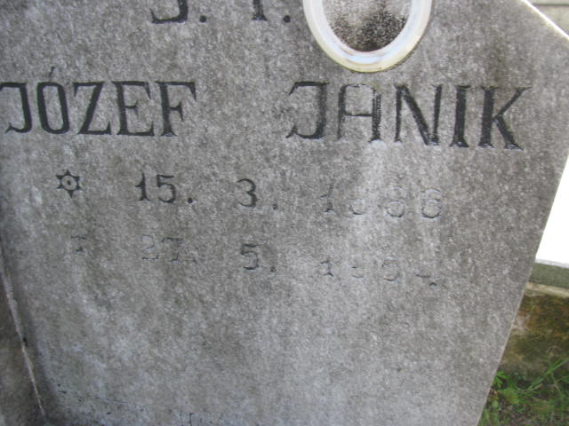 Józef Janik 1866 Wisła ewangelicki - Grobonet - Wyszukiwarka osób pochowanych